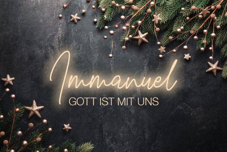 20.12.2020 Immanuel Gott ist mit uns Die Anbetung Gottes! Hour of